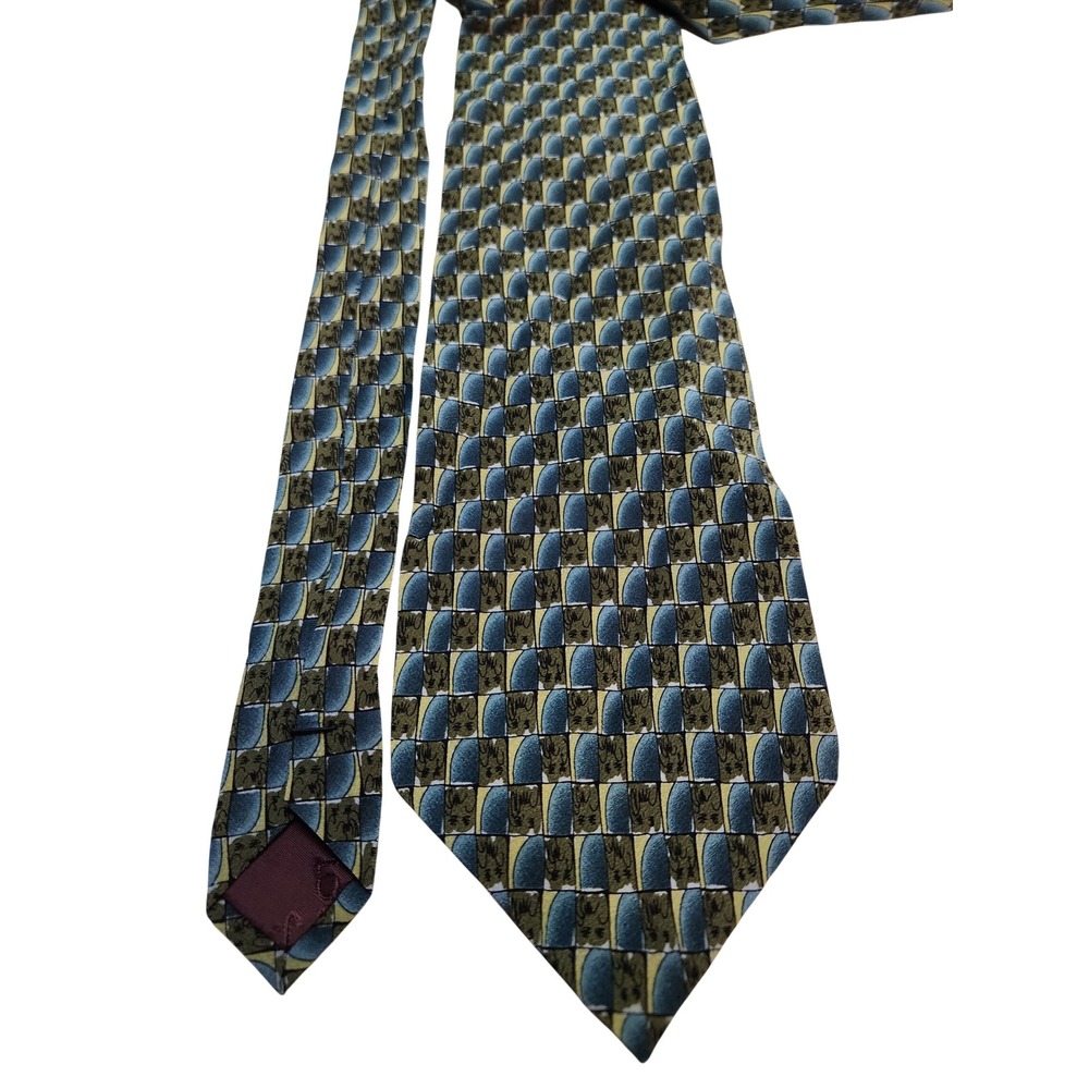 J Garcia South of the Border Collection Fifteen Silk Tie Geometric Mens 4 x 57